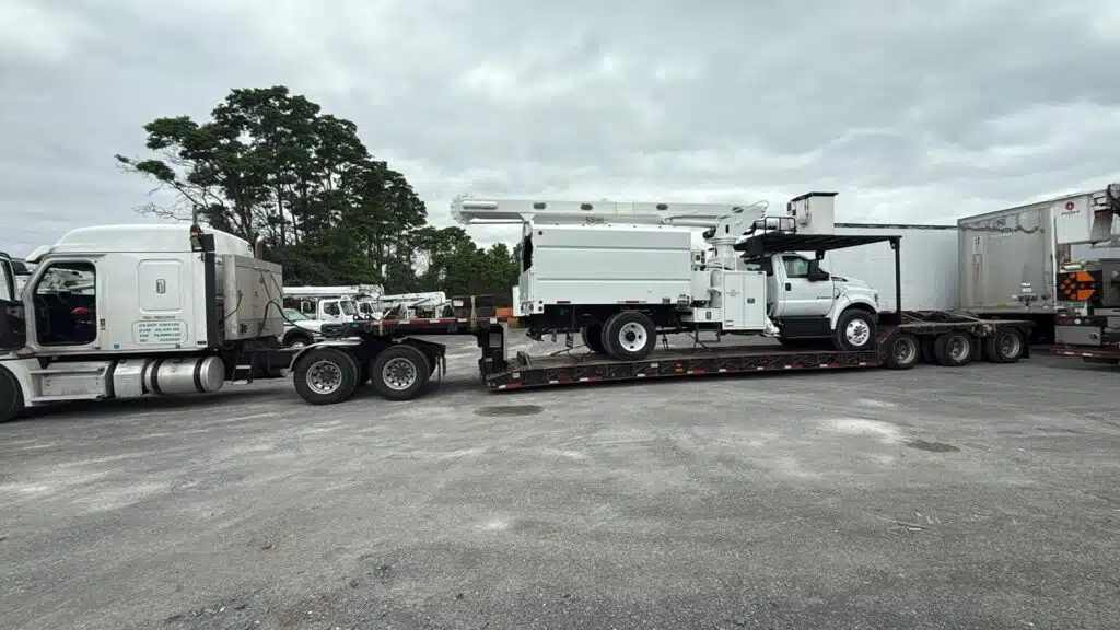Forestry equipment shipping