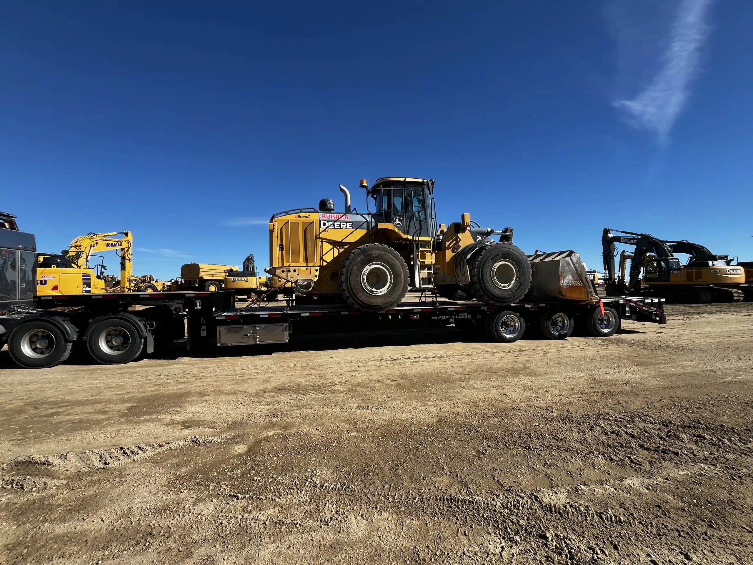 wheel loader transportation