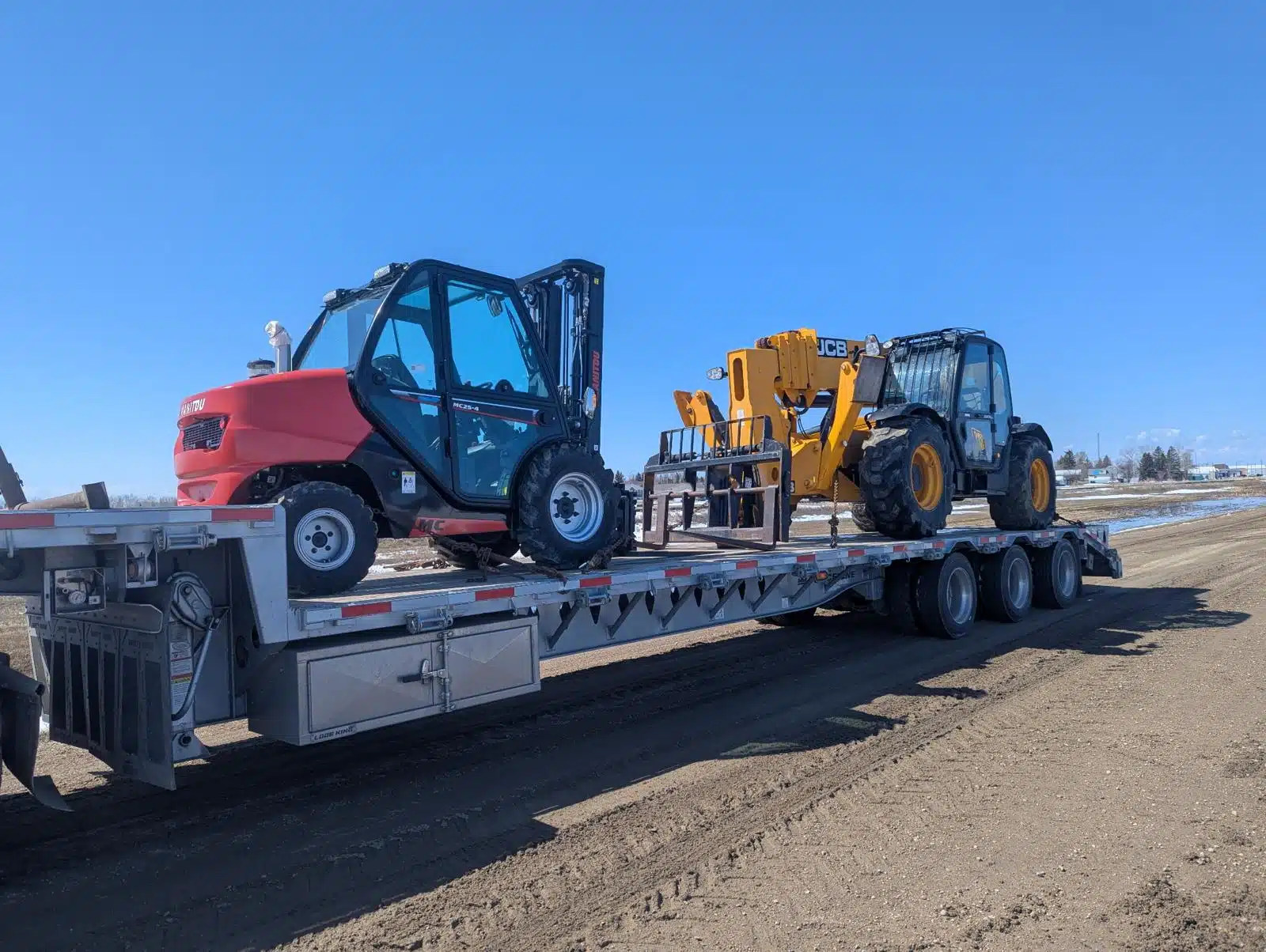construction equipment shipping