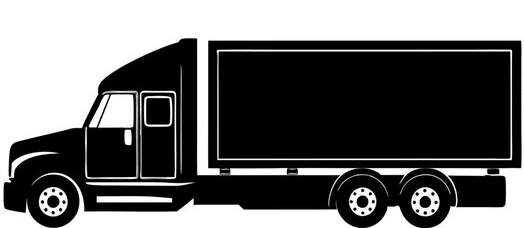 Freight Shipping truck illustration