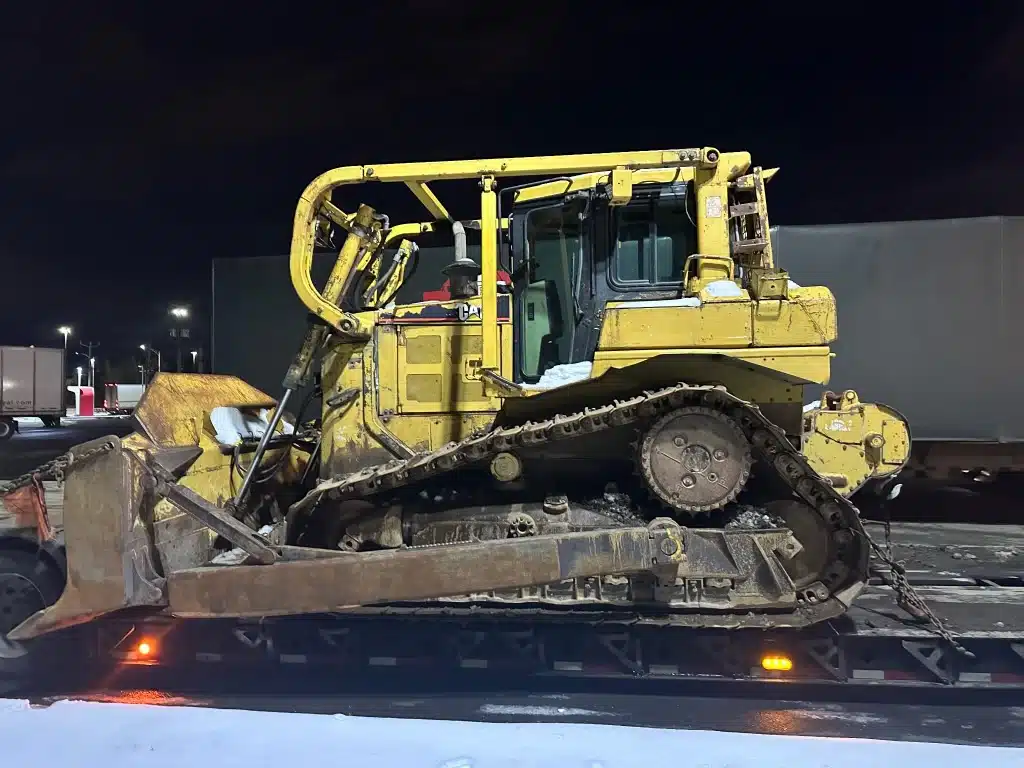 Dozer equipment shipping